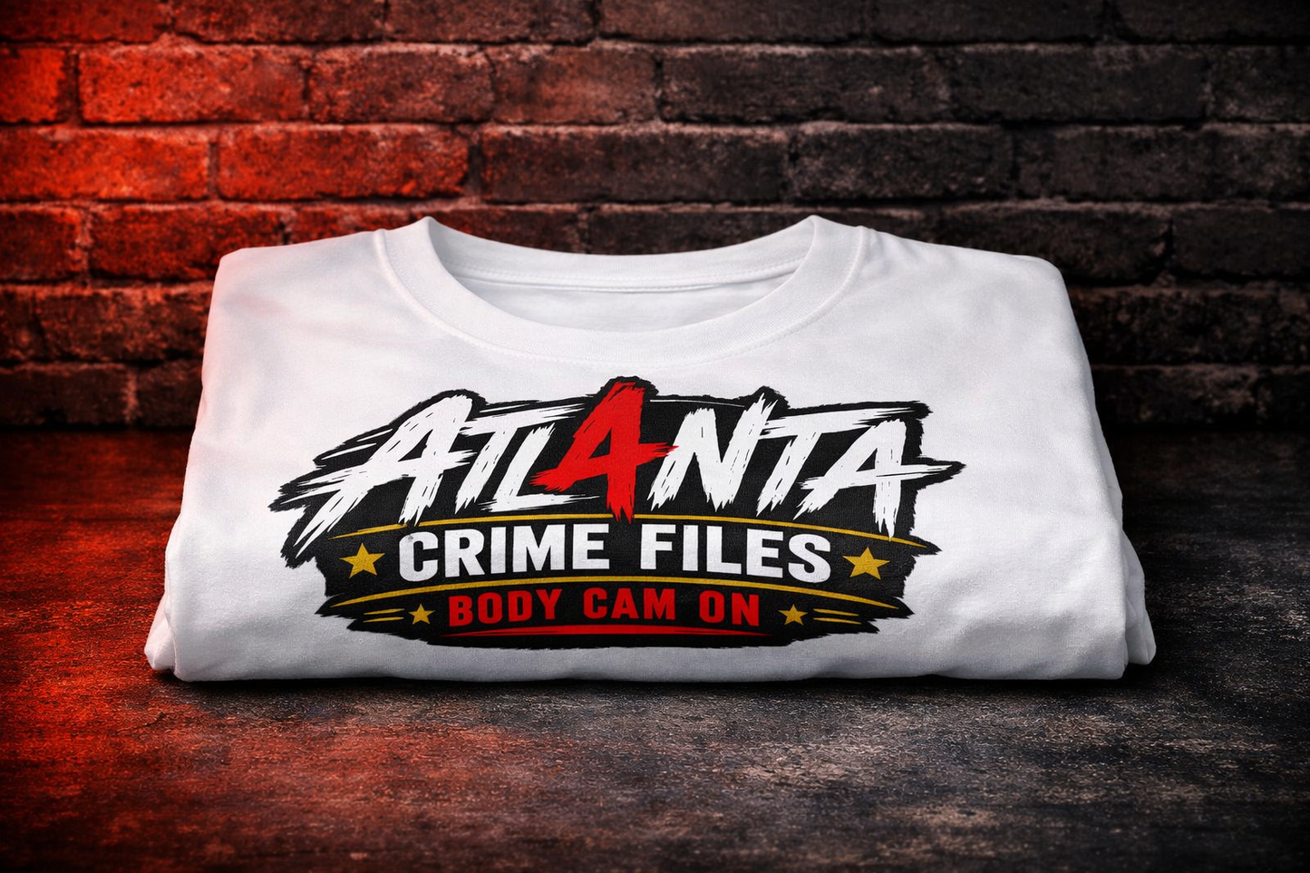 ATL4NTA Logo Tee- ACF-White