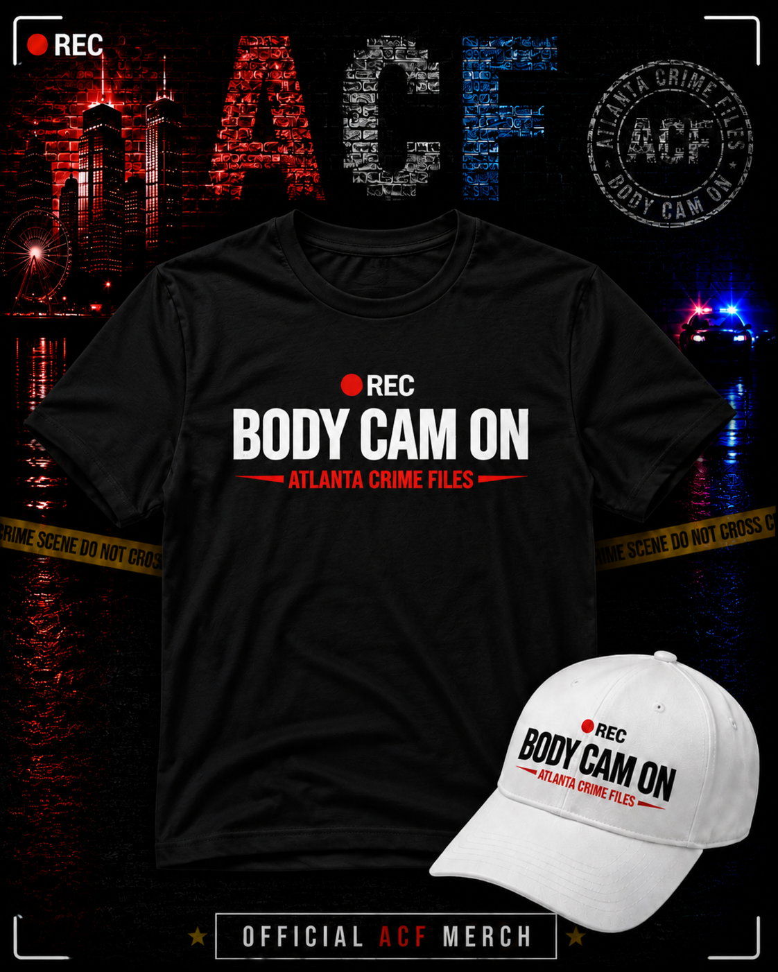 ACF Body Cam On Tee- Black ACF