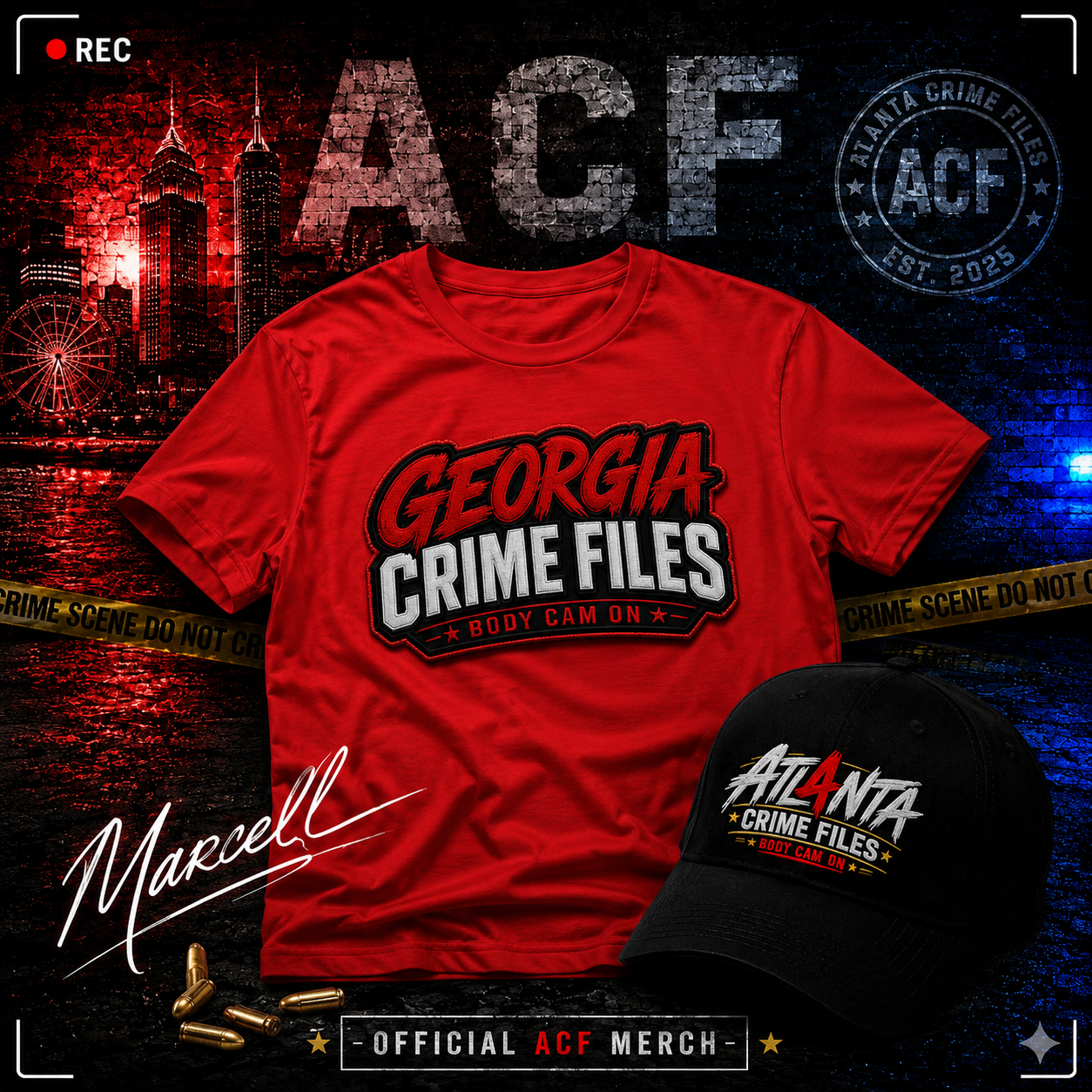 GCF Red Patch Tee — Red