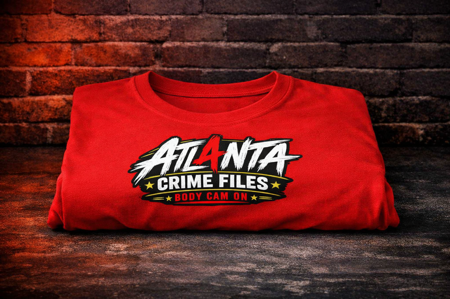 ATL4NTA Logo Tee- ACF--RED