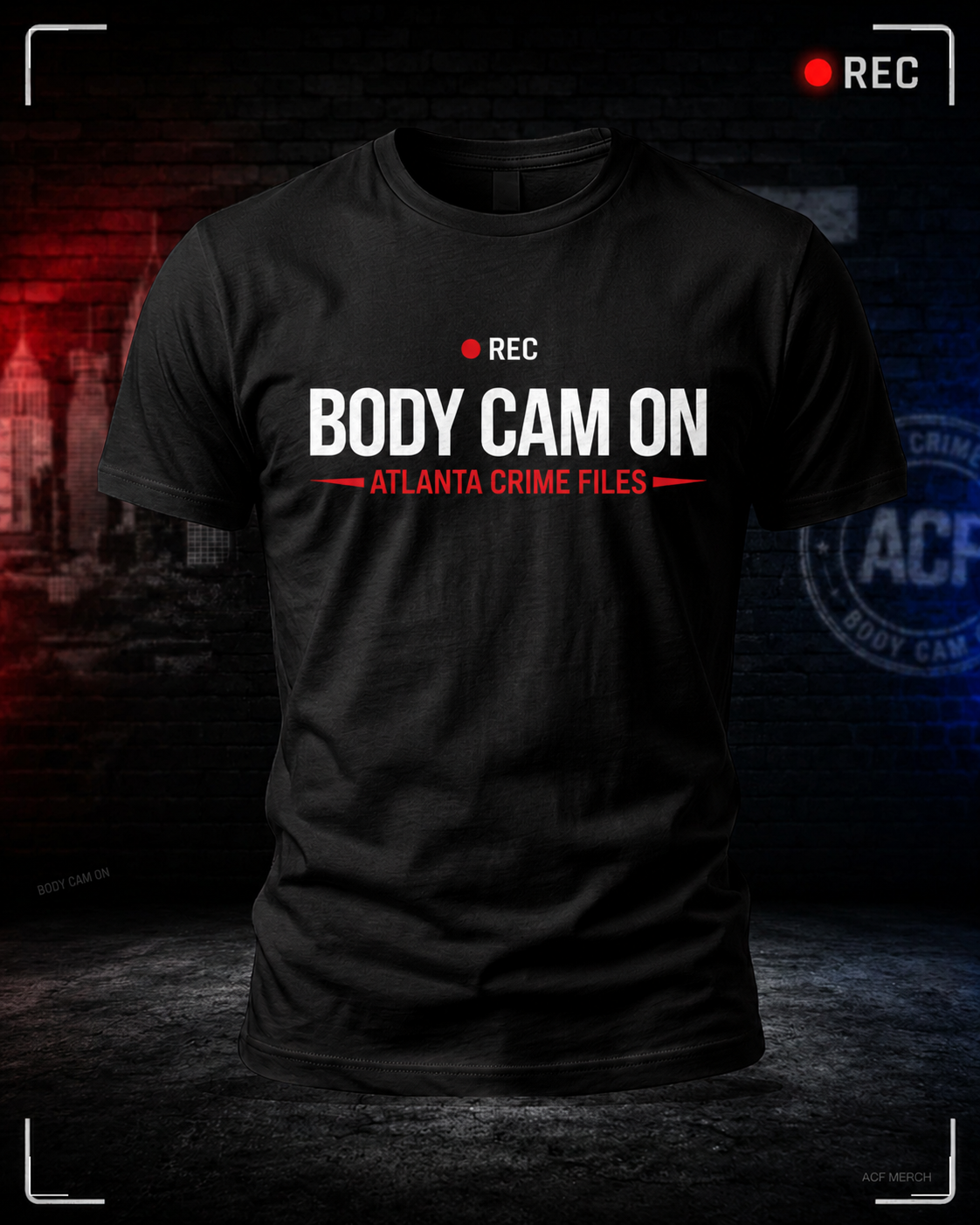 ACF Body Cam On Tee- Black ACF